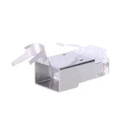 Горячие 20 шт Cat7 кристаллы Ethernet RJ45 кабель Соединительный модуль Обжимает Перевозка груза падения