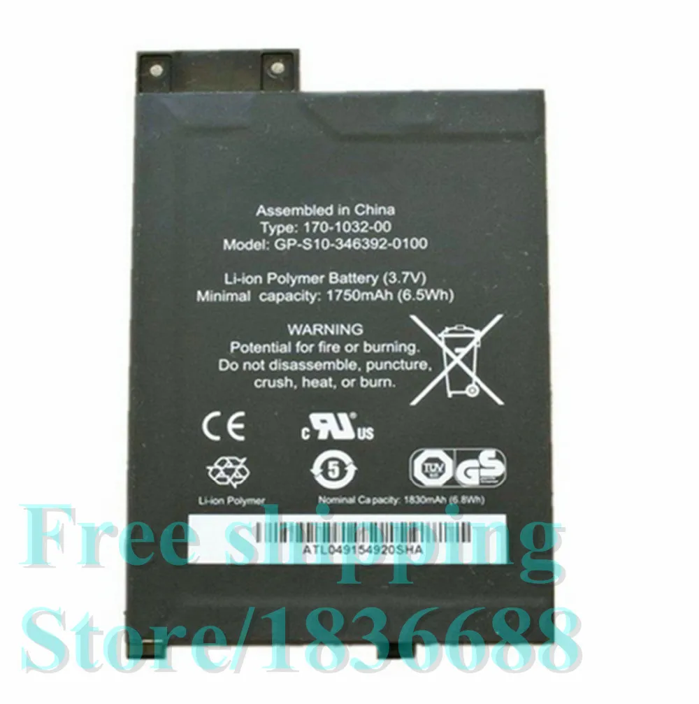 

New 3.7V 6.5Wh 1750mAh Battery for Amazon Kindle GP-S10-346392-0100 170-1032-00 S11GTSF01A