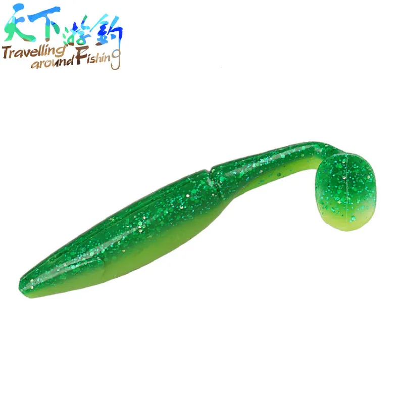 

5Pcs/Pack Soft Plastic Lures 10cm 9.3g Fishing Lure Silicone Bait Iscas Artificiais Para Pesca Atacado Peche Leurre Souple Peche