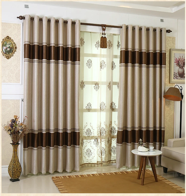 

European-style high-grade blackout curtains living room bedroom balcony curtains custom screens