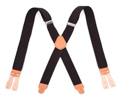 Adult Monochrome Leather Buttons For Men's Straps, Seven Colors Optional