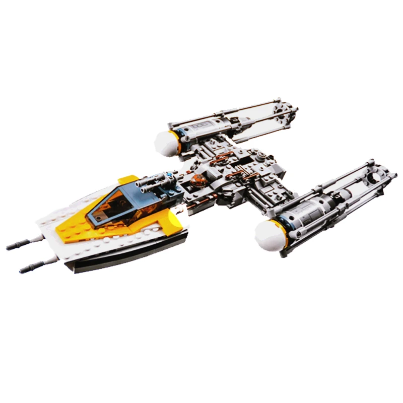 

Stars Series the Y Model Wing Star Set Attack Fighter Building Blocks DIY Bricks Educational Toys Child legoinglys 75172