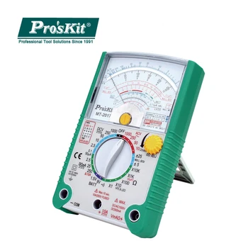 

Pros'Kit MT2017 Protective Function Analog Multimeter Safety Standard Ohm Test Meter DC AC Voltage Current Resistance Multimeter