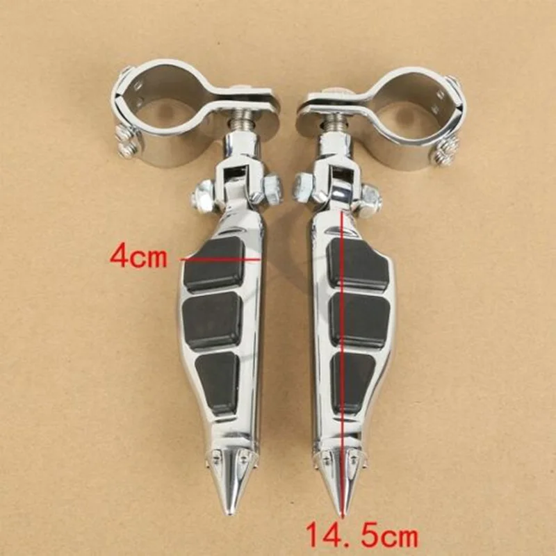 Мотоцикл Chrome стилет подножки и зажимы для Kawasaki Vulcan VN 400 800 900 1500 2000 YAMAHA V-STAR XVS 1300 650 950 1100
