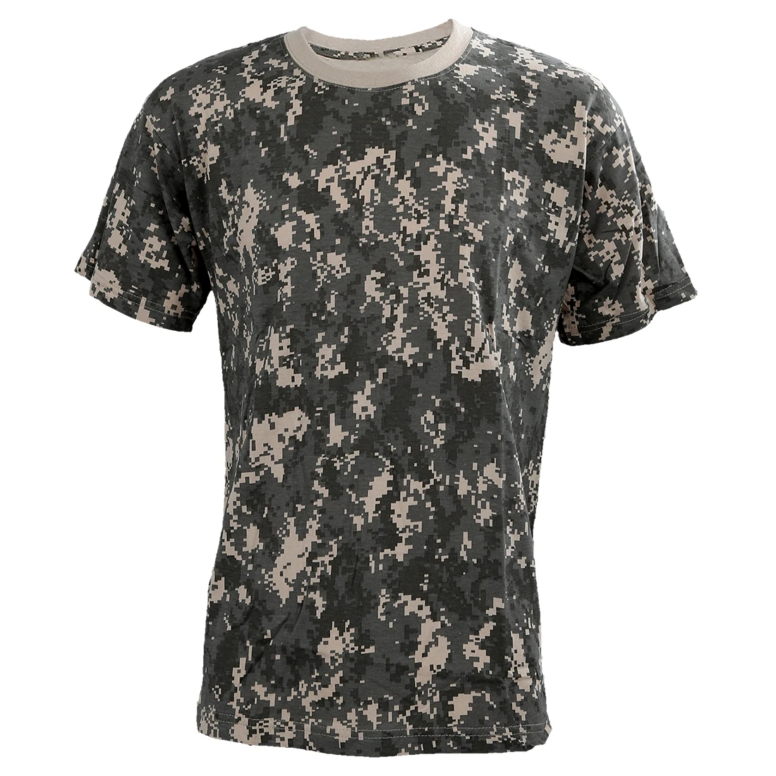 Мужская камуфляжная футболка для охоты на открытом воздухе, дышащая армейская тактическая Боевая футболка, военная сухая камуфляжная уличная походная футболка ACU M-2XL