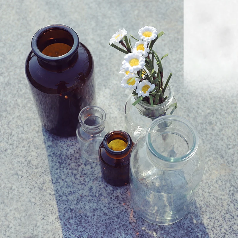 Прозрачная стеклянная ваза в скандинавском стиле, Хрустальная ваза для цветочного растения, украшение для дома, офиса, свадьбы, керамические вазы, гидропонная бутылка