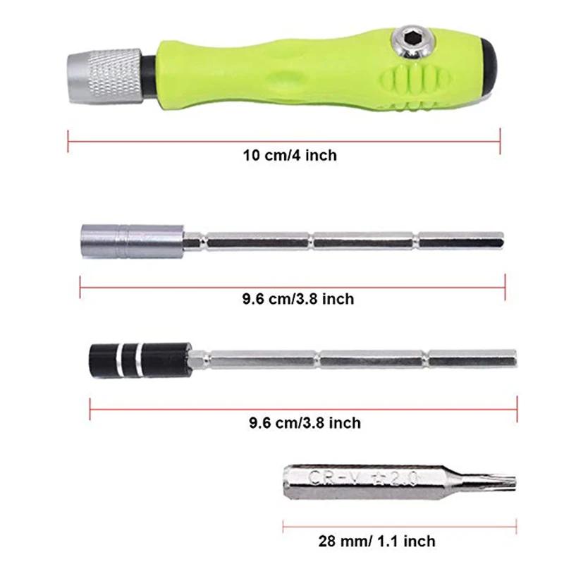 QUK 32 in 1 Screwdriver Set Precision Mini Magnetic Screwdriver Bits Repair Tools Kit for Phone Ipad Camera Maintenance Tool4