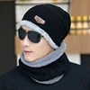 Balaclava Men Warm Hats Cap Scarf Winter Super warmth Wool Hat Knitting for men Caps Lady Beanie Knitted Hats Women's hats ► Foto 2/6