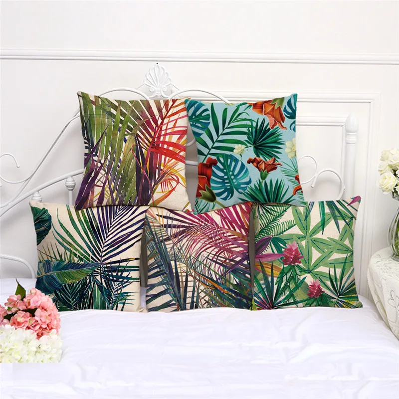 1 Pcs 45cm*45cm Creative Bamboo Pattern Cushion Cover Comfortable