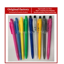 Товары для офиса и школы дешевая тонкая шариковая ручка с цанговым механизмом для продвижения, ручка для гостиницы