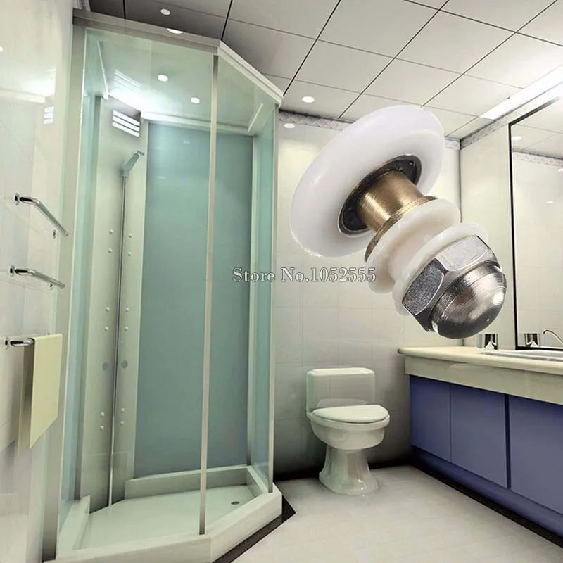 200 шт. ролики для дверей душа 19/23/25/27 мм|bathroom shower door|doors showershower door roller wheel |