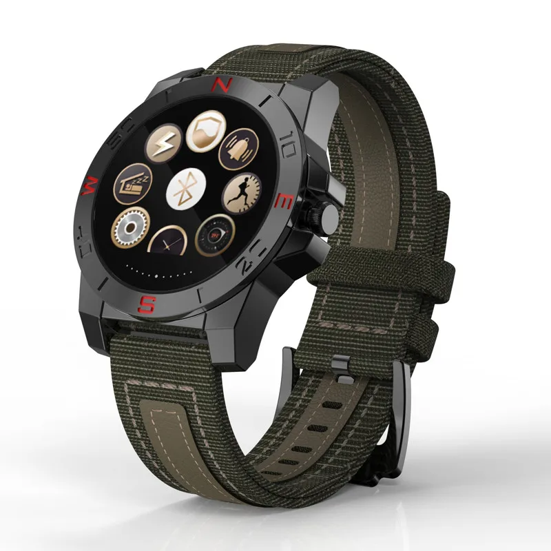 N10 Blutooth 4,0, уличные спортивные Смарт-часы, монитор сердечного ритма, военные часы, часы с бесконтактным трекером, компасом, SMS, WeChat для Android iOS