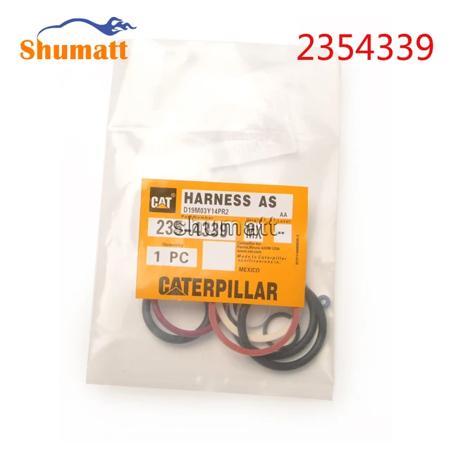Original 2354339 Common Rail Fuel Injector 235 4339 Gasket Shims Seal O
