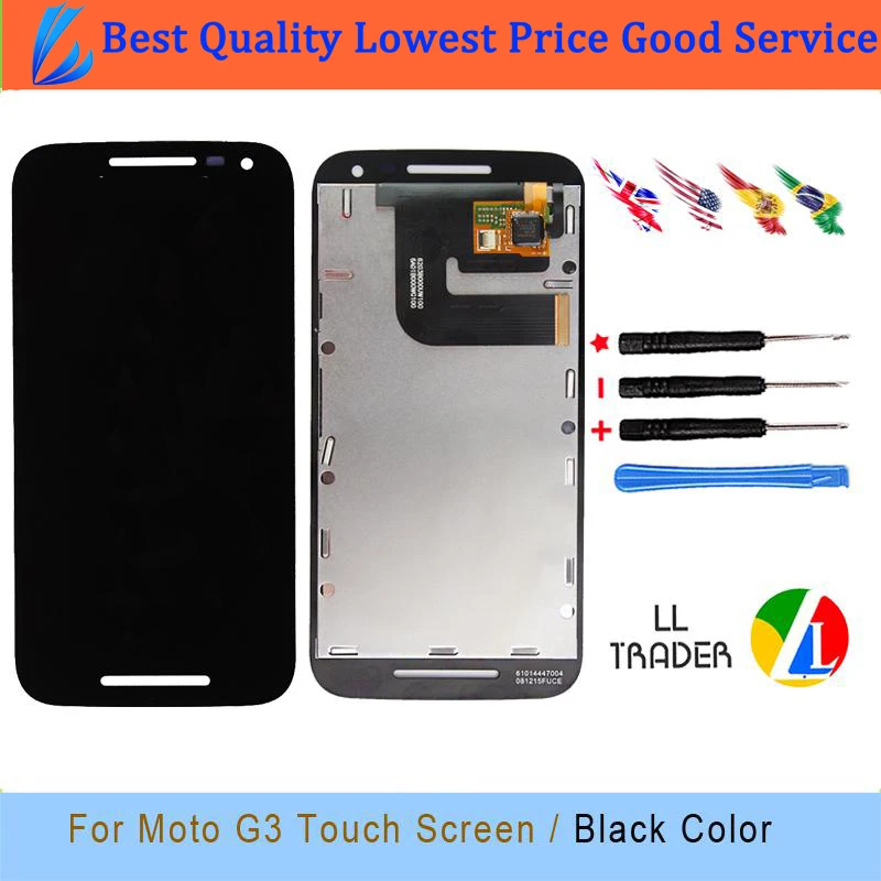 

LL TRADER 100% Gurantee Test Quality AAA Replacement For Motorola MOTO G3 LCD Display Touch Screen Digitizer Assembly Free Tools