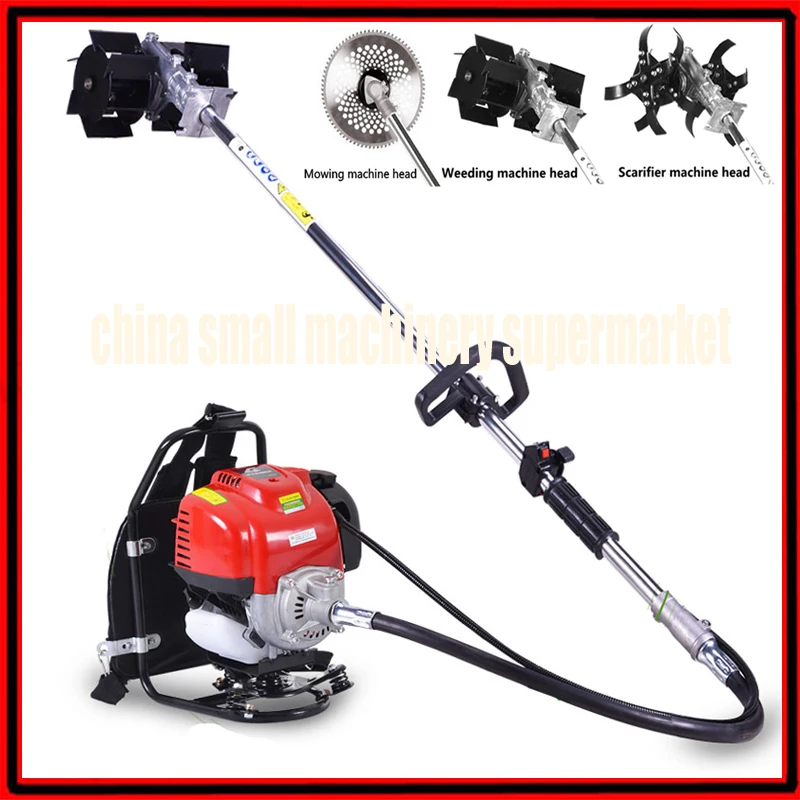 Multifunctional Small Gasoline Farmland Weeding And Soil Turning Machine Portable And Efficient