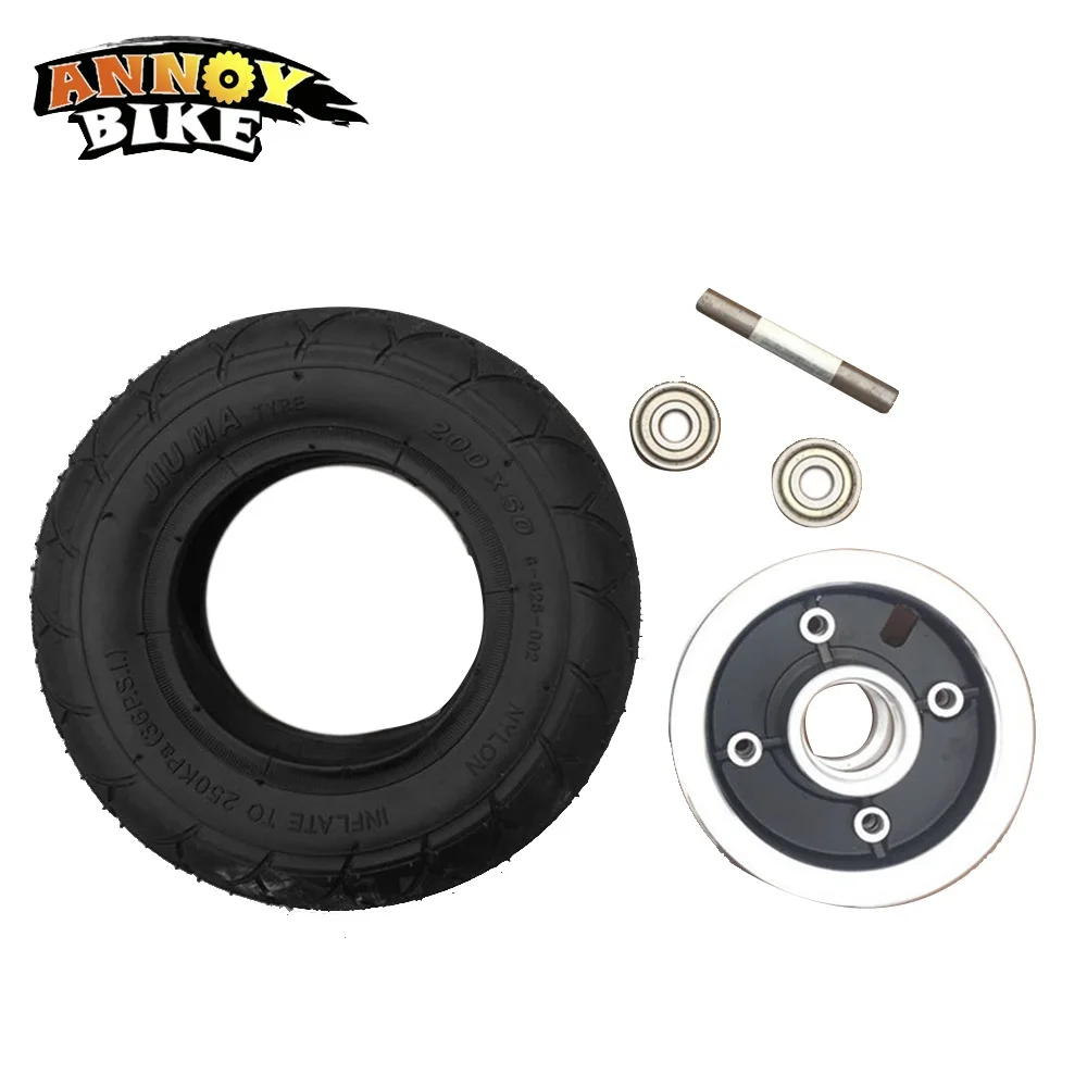 Top Electric Bike Conversion Kit 8 inch Electric Hub Motor wheel 24V 36V 48V Scooter Wheel Motor Brushless Motor Kit high speed 3