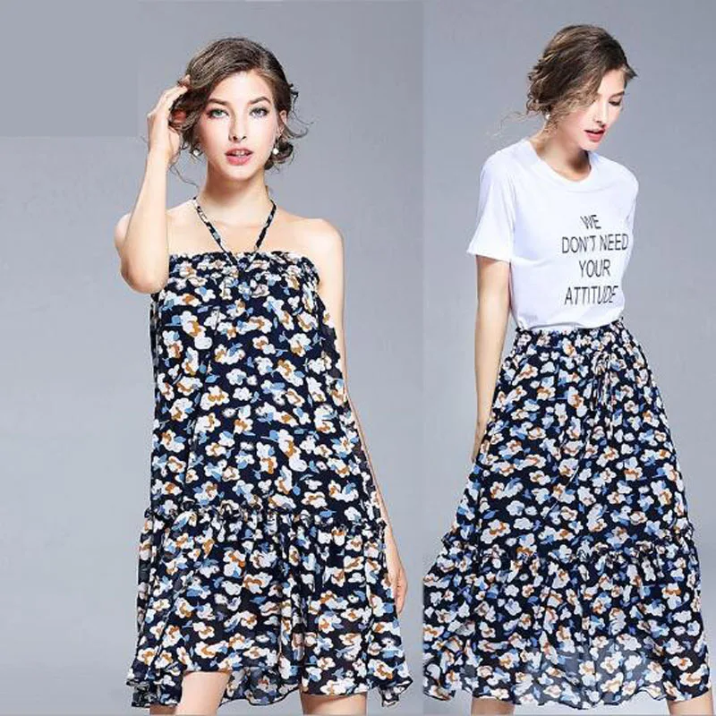 

JMS Kasenbely Maternity Dresses Chiffon Pregnancy Clothes Two Kinds Wear Sleeveless Strapless Beach Dresses Elegant