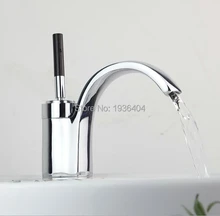 Модный дизайн ванной краны на бортике ручкой горячей и холодной воды Crane1148C