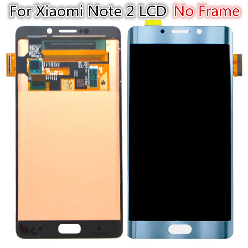 Xiaomi Mi Note 2 ЖК-дисплей с сенсорным экраном дигитайзер в сборе с рамкой Super Amoled Для 5," Xiaomi Mi Note2 Note 2 lcd