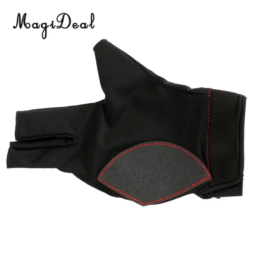 MagiDeal Quality Three-Finger Breathable Right Hand Snooker Pool Cue Stick Billiard Glove