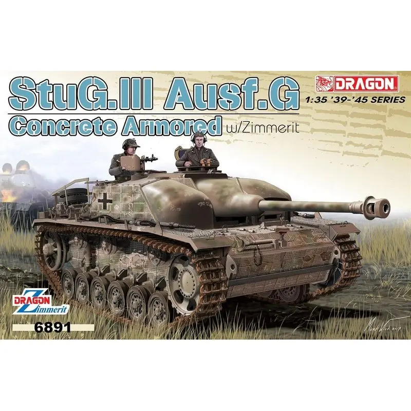 DRAGON 6891 1/35 StuG. III Ausf. G бетон бронированный w/zimmerite [Bonus: Magic Track]-масштабная модель комплект