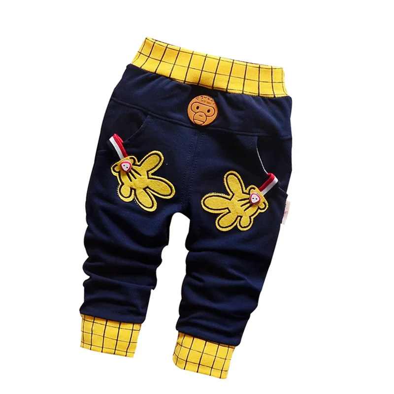 2016 printemps et automne nouveau bébé pantalon pentagramme et lettres motif coton 1 pièce sport pantalon bébé garçon/filles pantalon 0-2 ans