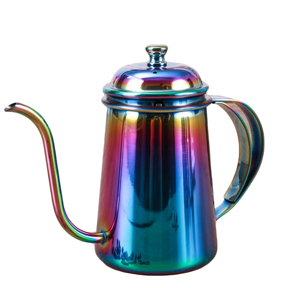 

Rokene Stainless Steel Pour Over Coffee Kettle Gooseneck Kettle Hand Drip Tea Pot with Long Slender Spout Coffee Drip Kettle Pot