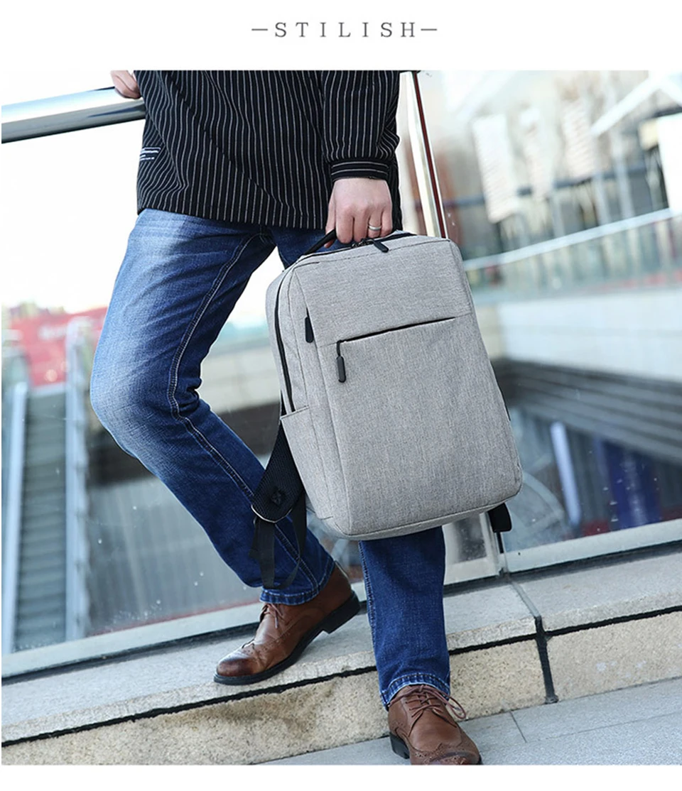 Mens Backpack 15.6 Inch Laptop Backpacks Male Notebook Back Pack USB Charging Travel Bagpack Student Waterproof Women Style Bags (20)