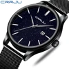 CRRJU – montre-bracelet de luxe pour hommes, en acier inoxydable, étanche, style décontracté ► Photo 1/5