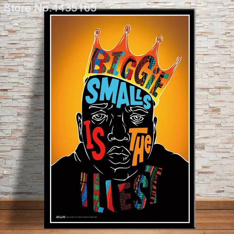 Известный B.I.G. Плакаты и принты Biggie Тупак Шакур 2pac художественные настенные