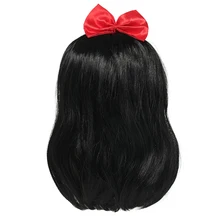 YOFEEL-Peluca de Blancanieves para niña, tocado para niña, regalo de cabello Falsa para cumpleaños, suministros de Cosplay, accesorios de vestido de princesa