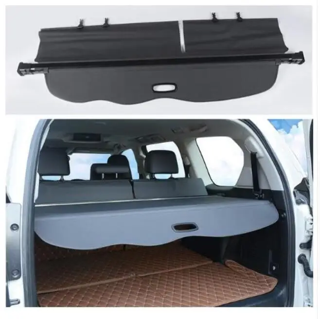 

car accessories High Qualit Car Rear Trunk Cargo Cover Security Shield Screen shade Fit For TOYOTA Land Cruiser PRADO 2010-2018