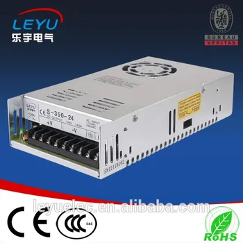 

S-350-24 CE RoHS 24v 14.6a power supply for LED light 2 years warranty DC transformer made in China