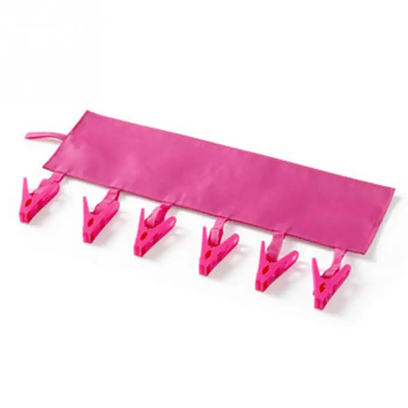 

1PC Portable Foldable Clothes Rack Socks Drying Cloth Hanger Rack Clothespin Laundry Storage Organization Drying Racks with Clip