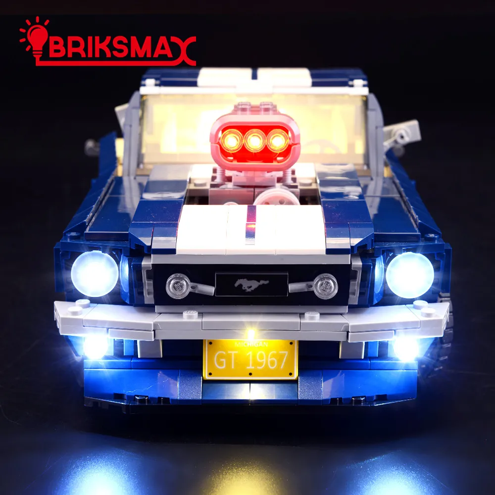 Светодиодный светильник BriksMax для Ford Mustang комплект серии Creator 10265 (модель не входит