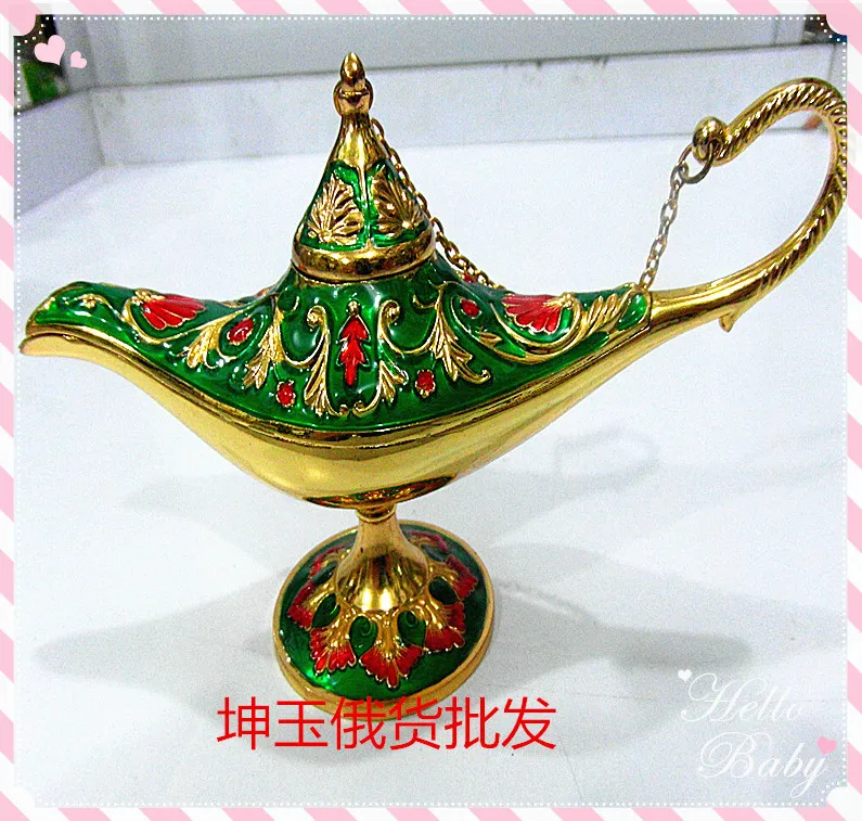 

dark green mix Light OiL Lamp Arab Big Choi tin hollow TDP 2PCS Russian tea Pot Al-addin Pakistan lamp Decoration BRASS Silver
