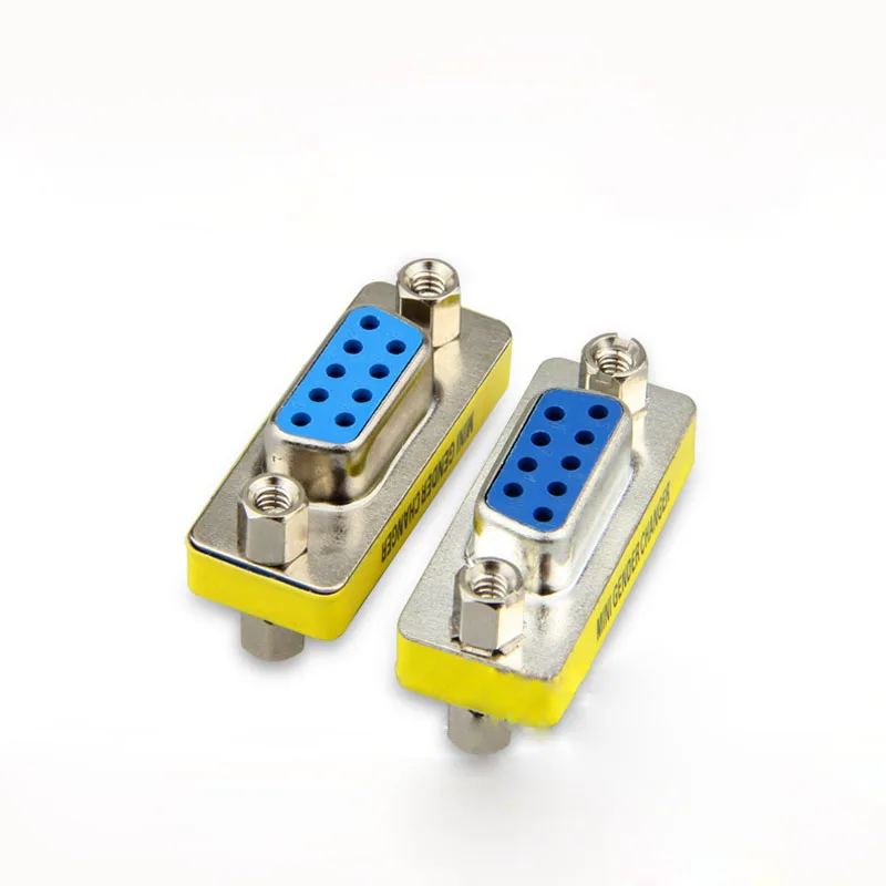 100pcs Serial Port Female to Female Adapter DB9 Mother to Mother