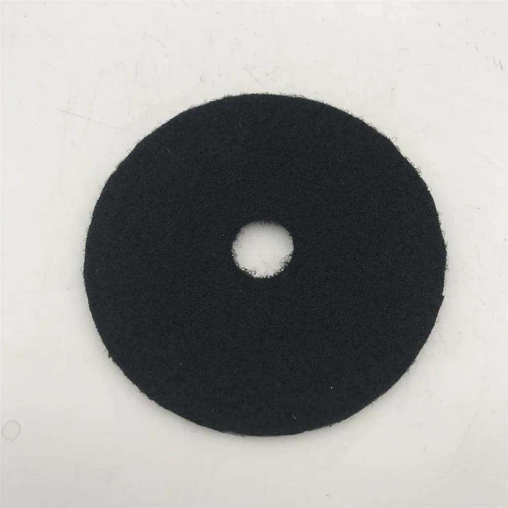Черный бафф 4 дюйма(100 мм) для темного цвета гранитной плиты алмазный шлифовальный диск полировальная ткань алмазный круг полировочное колесо