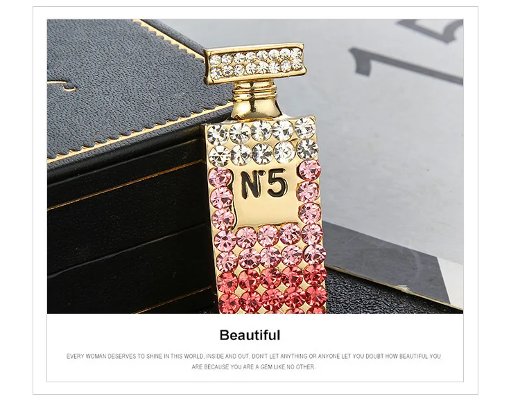 Fashion exquisite hollow full brooch brooch letter pin women's clothing jewelry hot sale Bridesmaid Rhinestone Party Bouquet Brooch Pin2