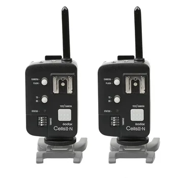 

2pcs Godox Cells II 1/8000s Wireless Transceiver Trigger Kit for Canon EOS Camera, Speedlite and Studio Flashes V850 V860 AD360