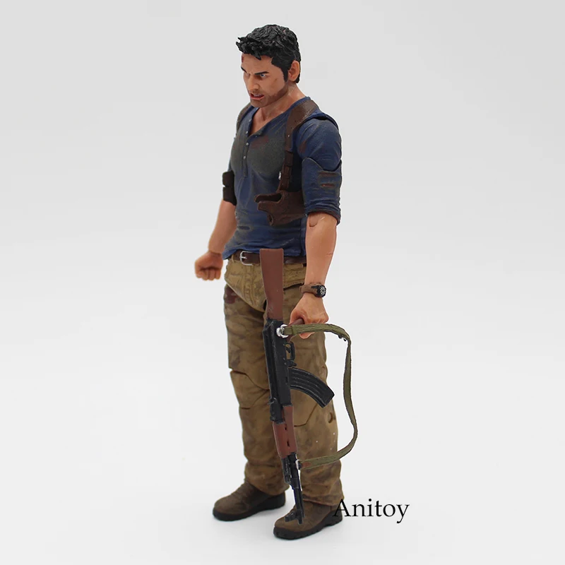 NECA Uncharted 4 вор конец Натан Дрейк Ultimate Edition ПВХ фигурка Коллекционная модель игрушки " 18 см KT3423