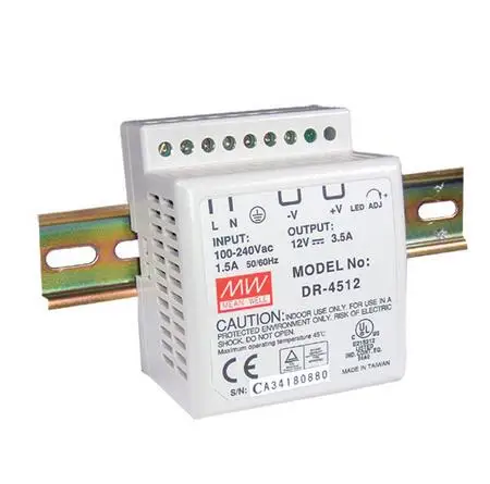 

meanwell power supply DR-45-5v/12v/15v/24v