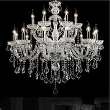 Современный хрустальные люстры подвесные дома люстры двойной слой хрустальная люстра Мария Терезия современный кристалл освещение led Люстры Подвесные Хрустальные светильники подвесные Подвесная люстраосвещение кухни