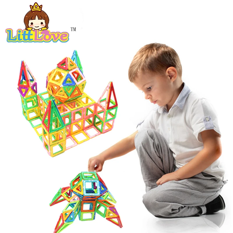 164Pcs Big Size Castle Magnetic Designer Education...