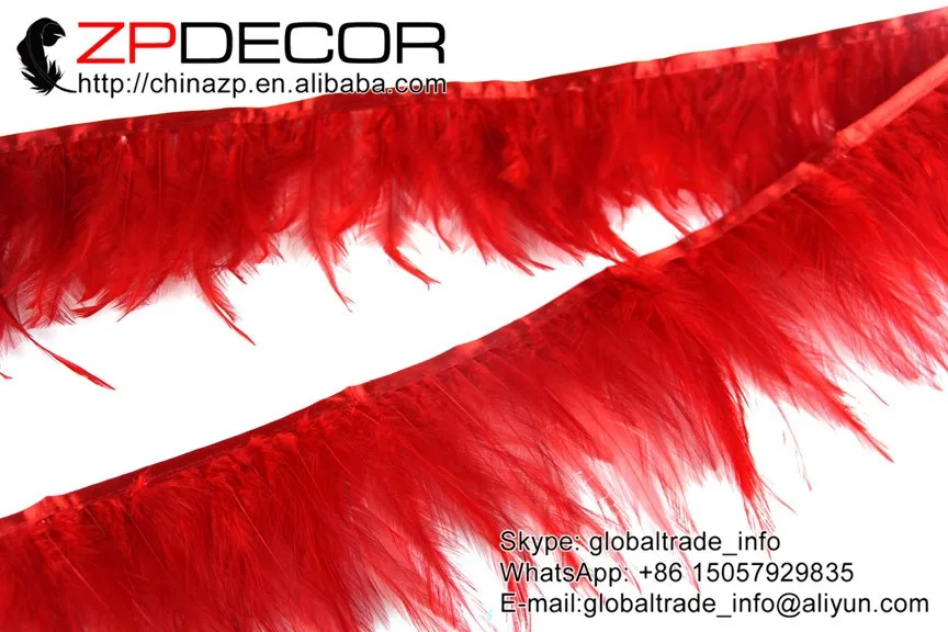 red Rooster Saddle Feathers Trim (93)