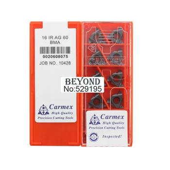Price 16 IR AG 60 BMA,CARMEX Thread Turning Inserts Metric Degree EXTERNAL Threading Insert Tool Holder Boring Bar