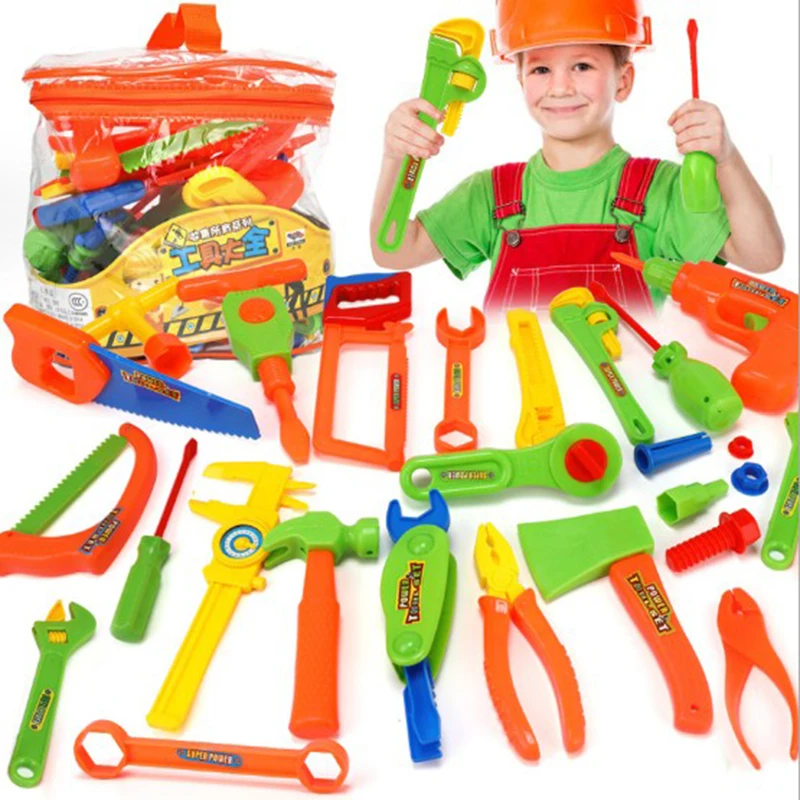Buy 34Pcs/Set Kid Children Repair Toy Tools Baby Boy