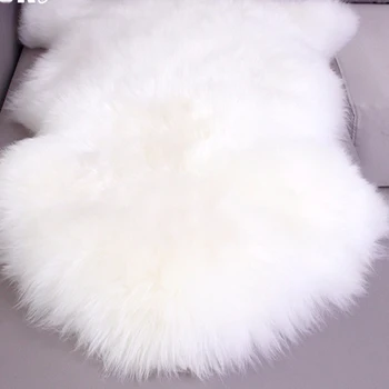 Large White Australian Sheepskin Fur Rug 1