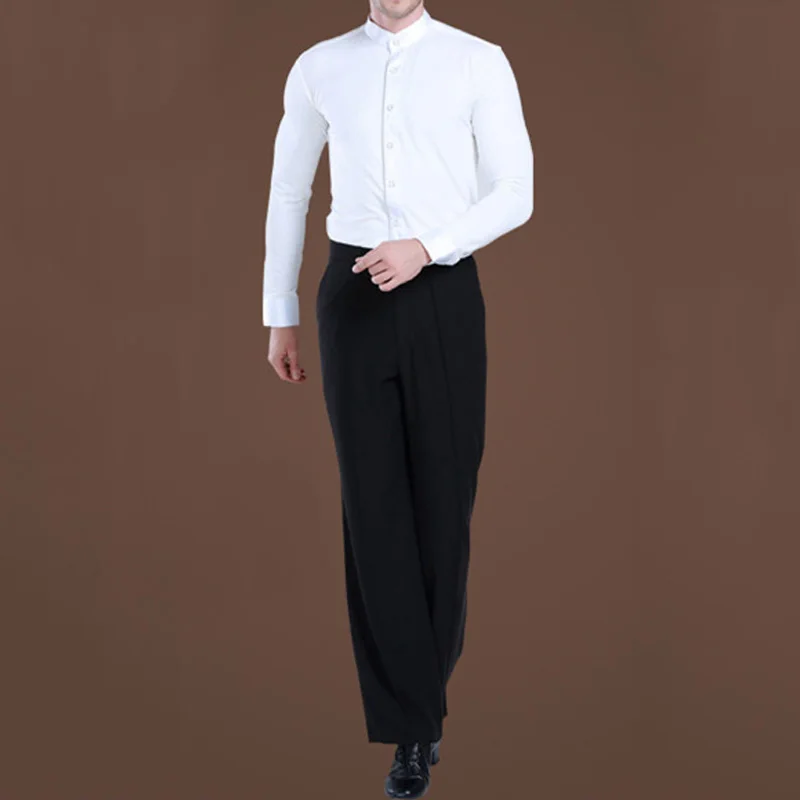 Мужские брюки для танцев профессиональные мужские латинских Самба Сальса Танго