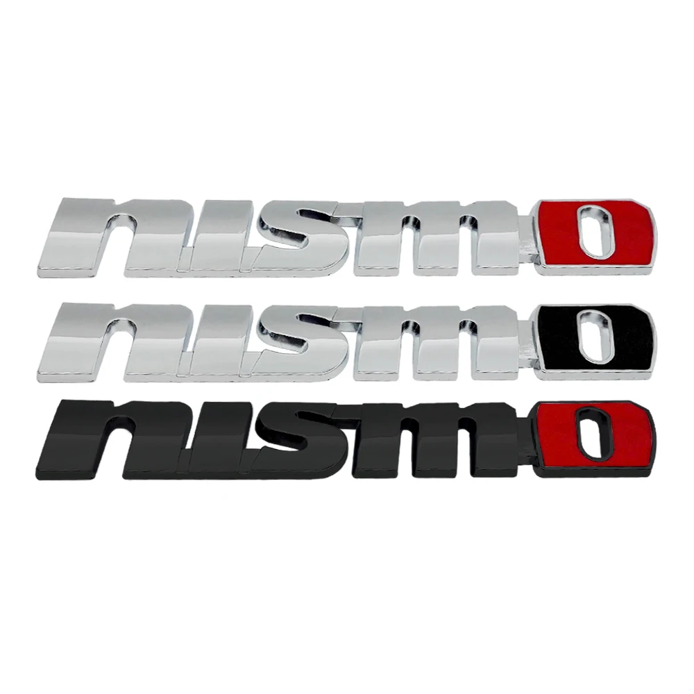 

3D Metal Car Logo Sticker Auto Badge Emblem Decal For Nissan nismo tiida versa pathfinder xterra Teana Sentra note Serena Praire